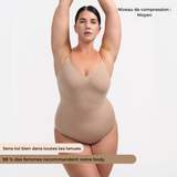 Body gainant sculptant avec culotte intégrée