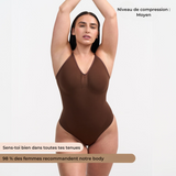 Body gainant sculptant avec culotte intégrée
