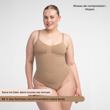 Body gainant sculptant avec culotte intégrée