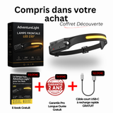 AdventureLight - Lampe frontale LED 230° 2.0