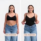 Body gainant sculptant avec culotte intégrée