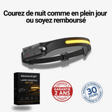 AdventureLight - Lampe frontale LED 230°